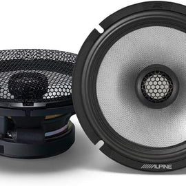 2 Pair Alpine R2-S65 6 1/2" 200 Watt Speakers with 20' Speaker Wire