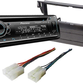 Pioneer DEH-S6220BS 1-DIN In-Dash CD/DM Bluetooth & Dash Kit Fit 1990-94 Mitsubishi