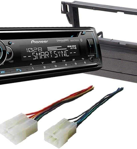 Pioneer DEH-S6220BS 1-DIN In-Dash CD/DM Bluetooth & Dash Kit Fit 1990-94 Mitsubishi