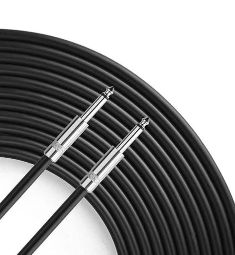 MR DJ MR SKJ-603 Speaker Cable Wire 1/4 in inch TS to Same 3 feet