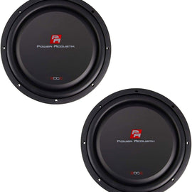 2 Power Acoustik EW-124S 12″ EDGE Shallow Series 2.5″ Depth Subwoofer