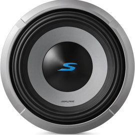 Alpine S2-W10D4 10" S-Series Dual 4 Ohm Car Subwoofer, 1800W Max, 600W RMS