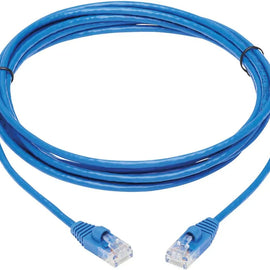 American Terminal EPC3BL 3' Cat6a Ethernet network patch cable RJ45 23AWG 600M solid copper wire 3' blue