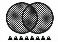 MK 2 pack 15" INCH GRILL WAFFLE SPEAKER SUB WOOFER GRILLS WITH CLIPS AND SCREW