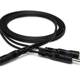 Hosa CYP-105, 1/4" TS Male to Dual 1/4" TS Male Y Cable - 5 Feet