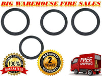 4 15" Gray Carpeted MDF Car Stereo Speaker Woofer Subwoofer Sub Ring Spacer