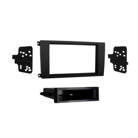 Metra 99-9604B Single/Double-DIN Car Stereo Dash Kit - Compatible Fits for Porsche Cayenne 2003-2010