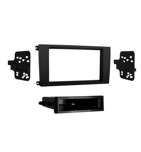 Metra 99-9604B Single/Double-DIN Car Stereo Dash Kit - Compatible Fits for Porsche Cayenne 2003-2010