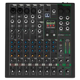 Mackie ProFX10v3+, 10-Channel Analog Mixer with Enhanced FX, USB Recording Modes and Bluetooth