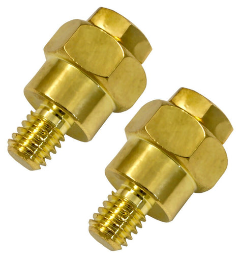 2 GM Side Post Battery Terminal Gold Plated