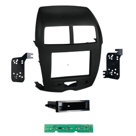 Metra 99-7014B Single/Double DIN Dash Installation Kit - Compatible Fits for Mitsubishi Outlander Sport 2011-2014