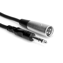 Hosa STX-110M Balanced Interconnect Cable 1/4 in TRS to XLR3M – 10 Feet