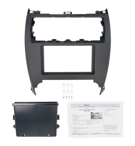 Metra 99-8232B Single/Double-DIN Car Stereo Dash Kit - Compatible Fits for Toyota Camry 2012-2014