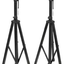 Pair of MR DJ Pro Tripod DJ PA Speaker Stands Adjustable Height Stand