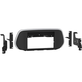 Metra 99-7396 L Shaped Single DIN 2" or Double DIN 4" Car Stereo Dash Kit - Compatible Fits for Hyundai Santa Fe 2019-2020