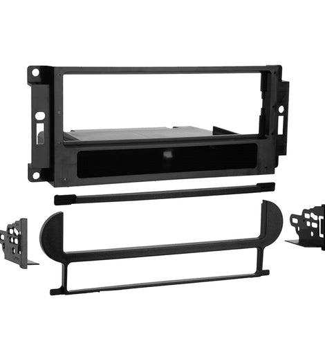 Metra 99-6507 Single DIN Installation Kit - Compatible Fits for Chrysler/Dodge/Jeep (without NAV) 2005-2010
