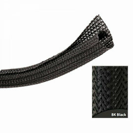 1/2" Black Split Wrap Wire Loom - 10 Feet Keep It Clean