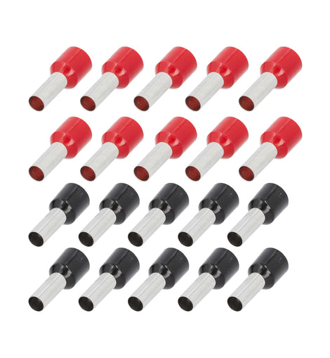 Tsunami TSX-10GA-FERR 20-Piece Red and Black 10GA Ferrules - Refill Pack
