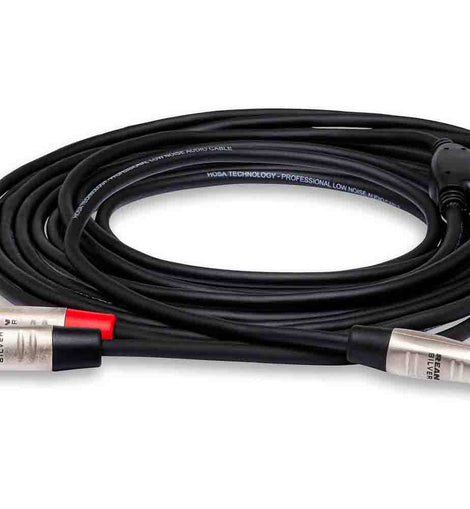 Hosa HMR-010Y Pro Stereo Breakout REAN 3.5 mm TRS to Dual RCA - 10 Feet
