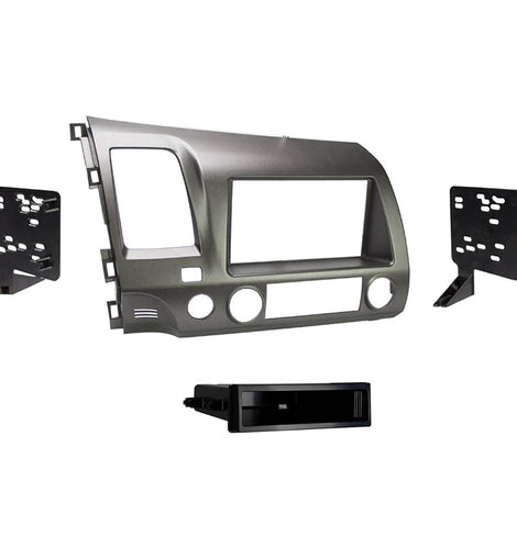 Metra 99-7816T Single-DIN Car Stereo Taupe Dash Kit - Compatible Fits for Honda Civic 2006-2011