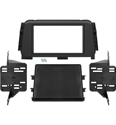 Metra 99-7636B Single-DIN Car Stereo Dash Kit - Compatible Fits for Nissan Kicks 2018-2021 - Versa 2020-2022
