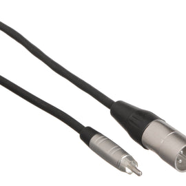 Hosa HRX-0, Unbalanced RCA Male to 3-Pin XLR Male Audio Cable