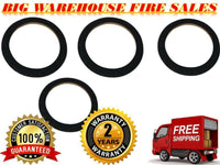 4 15" Black Carpeted MDF Car Stereo Speaker Woofer Subwoofer Sub Ring Spacer