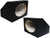 2 Enclosures Box Car Audio Speaker 6X9" Angled/Wedge Thick Real Carpet
