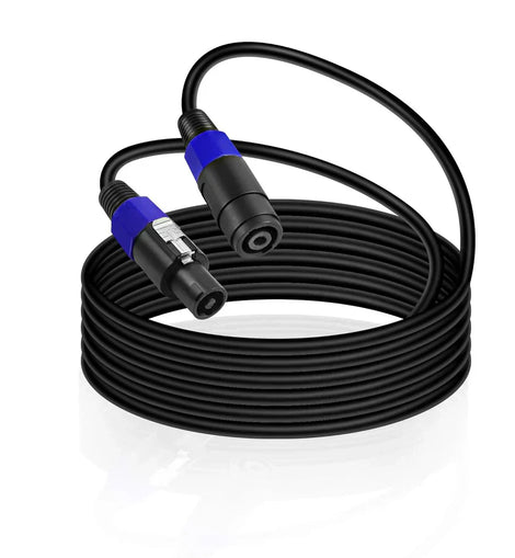 MR DJ CSMSF50 50 Feet Speakon Male to Speakon Female Speaker Cable