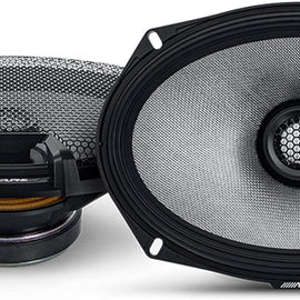 Alpine R2-S69 R-Series 6"x9" 600W 2-Way Car Coaxial Speakers & KIT10 Installation AMP Kit