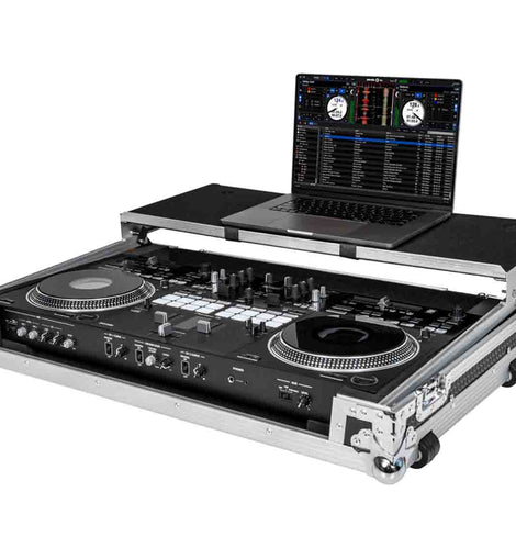 Headliner HL10008 Flight Case with Laptop Platform and Wheels for Pioneer DJ Ddj-Rev7