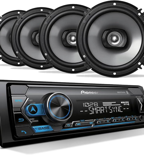 Pioneer DEH-S4220BT 1-DIN Bluetooth Car Stereo CD Player Receiver