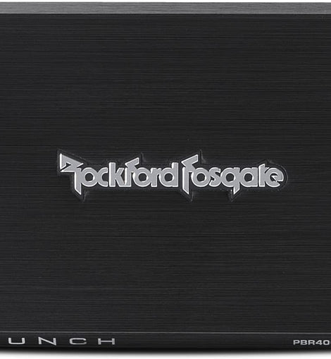 Rockford Fosgate PBR400X4D Compact 400W 4 Channel Punch Series Class D Amplifier