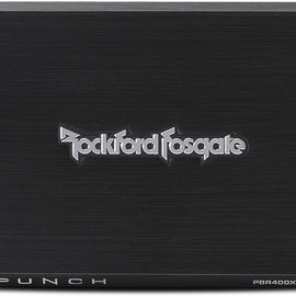 Rockford Fosgate PBR400X4D 400W Compact 4 Channel Punch Class D Amplifier 50 watts RMS x 4