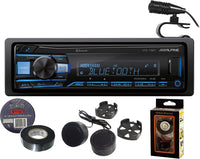 Alpine UTE-73BT Digital Media Receiver+Free Mobile Bracket, Tweeter TW600, Electrical Tape BT1700