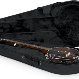 Gator Cases GL-BANJO-XL Lightweight Polyfoam Banjo Case for Full Size Banjos