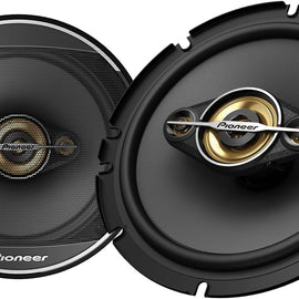 2 Pioneer TS-A1681F 350W MAX 6.5" 4-WAY CAR AUDIO COAXIAL SPEAKERS