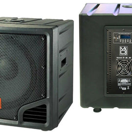 MR DJ PRO-SUB18AMP <br/>18-Inch 6000W Active Self-Powered PA DJ Subwoofer with Bluetooth USB/SD/FM and 2 Speaker Output