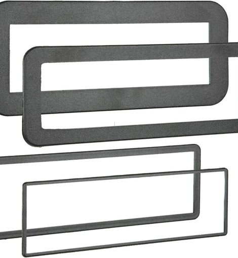 Metra Electronics 89-30-0900 4 Pack Single Din Trim Rings