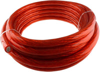 20' FT 4 GAUGE GA AWG RED WIRE CABLE POWER GROUND PRIMARY AMP FLEXIBLE