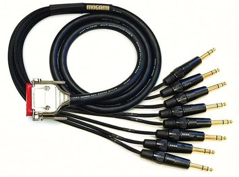 Mogami GOLD-DB25-TRS-20 8-channel Analog Interface Cable - 20 foot