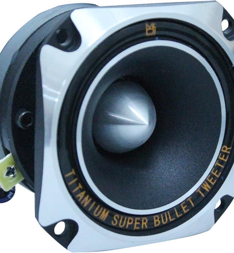 Mr. Dj HDT700S 3.5-Inch Titanium Bullet Tweeter w/ 10 Ounce Ferrite Magnet