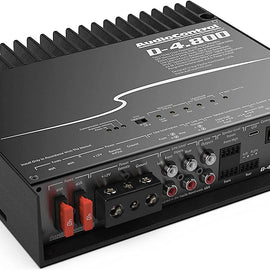 Audio Control D-4.800 D Series 4-channel car amplifier with digital signal processing — 125 watts x 4