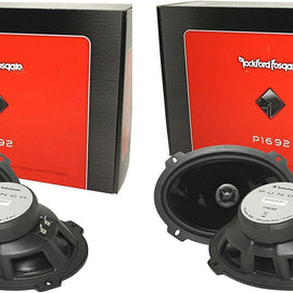 Rockford Fosgate P1692 6x9" 150 Watt 2 Way Car Coaxial Speakers Audio (4 Pack)