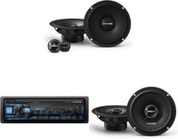 Alpine UTE-83BT Receiver + EL-E65C-G 6.5" Component + EL-E65-G Coaxial Speaker