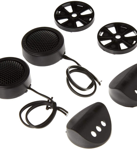 Absolute TW500 Mini Car Tweeter Kit 500 Watts of Power, High-Frequency Silk Dome Tweeters - 1.5