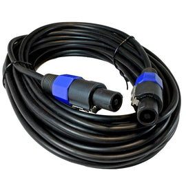 2 MR DJ CSMSM25 25 Feet Speakon Male to Speakon Male Speaker Cable