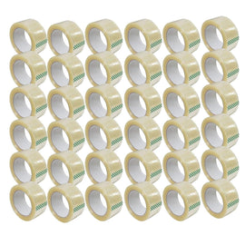 180 Rolls American Terminal 36 Clear Packing Tape 2" x 110 Yards Strong Heavy Duty Sealing Adhesive Tapes for Moving Packaging Shipping Office and Storage