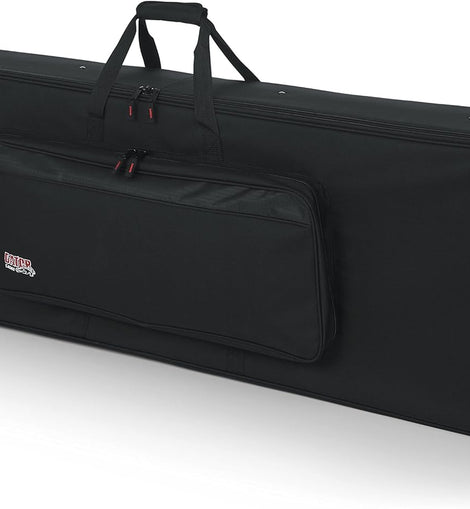 Gator Cases GK-76 Lightweight Keyboard Case with Pull Handle and Wheels; Fits 76-Note Keyboards