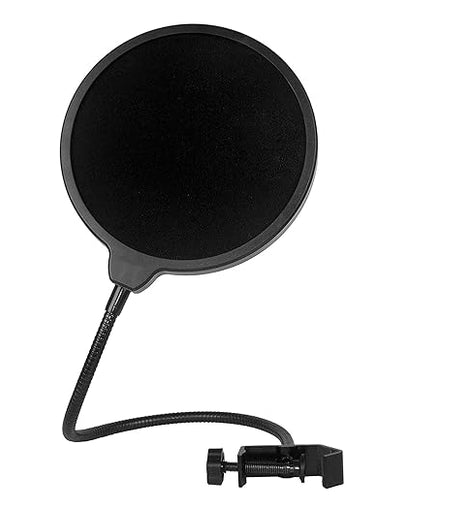 MR DJ POPSHIELD Pop Filter for Microphones Universal mic Stand mounting Bracket